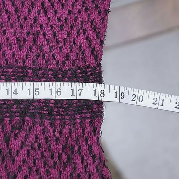 Bailey purple longline fuzzy sweater jacket size M - Picture 11 of 13